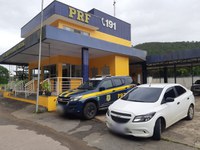 PRF recupera veículo de locadora que não foi devolvido pelo locatário