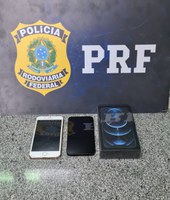 PRF detém quadrilha especializada em roubo de smartfones de luxo, em Capim Branco (MG)