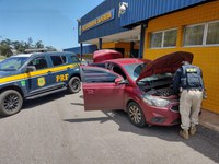 PRF recupera GM Prisma com queixa de roubo/furto