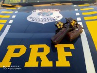 PRF apreende 02 armas de fogo, em Novo Repartimento/PA