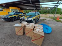 PRF apreende 5 mil maços de cigarros contrabandeados, em Santarém/PA