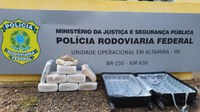 PRF apreende 16 kg de maconha, em Altamira/PA