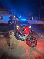 PRF apreende motocicleta adulterada, em Marabá/PA