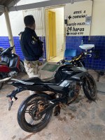 PRF recupera motocicleta roubada, em Redenção/PA
