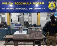 PRF apreende 1000 maços de cigarros contrabandeados, em Santa Maria do Pará/PA