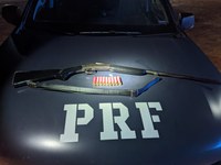 PRF apreende arma de fogo e munições, em Itaituba/PA