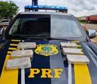 PRF apreende pasta base de cocaína, em Marabá/PA