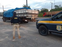PRF apreende 18 m³ de madeira ilegal, Santa Maria do Pará/PA