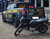PRF recupera motocicleta roubada, em Capanema/PA