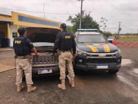 PRF recupera veículo roubado, em Altamira/PA