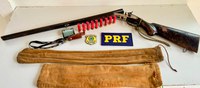 PRF apreende arma de fogo e nove munições, em Altamira/PA