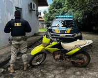 PRF recupera motocicleta roubada, em Abel Figueiredo/PA