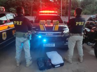 PRF apreende mais 14 kg de cocaína, em Santarém/PA