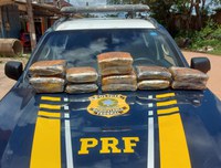 PRF apreende 15 kg de maconha, durante fiscalização em Anapu/PA