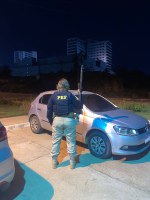 PRF recupera veículo roubado em Tucumã/PA, durante fiscalização em Marabá/PA
