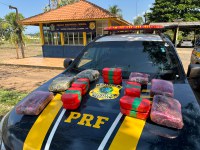 PRF apreende 21 kg de entorpecentes dentro de veículo em Altamira/PA