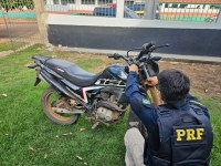 PRF recupera motocicleta em Pacajá/PA