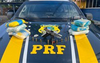 PRF apreende drogas, arma de fogo e munições em Castanhal/PA