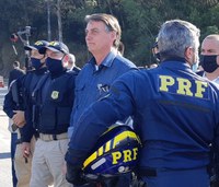 PRF realiza escolta do Presidente da República no Pará