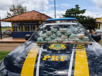 PRF apreende 20 kg de crack, em Vitória do Xingu/PA