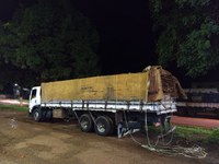 PRF apreende 26 m³ de madeira sendo transportados ilegalmente, em Dom Eliseu/PA