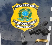 PRF apreende arma e munições, em Rurópolis/PA