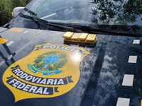 Em Marabá/PA, a PRF apreendeu 5kg de ouro ilegal