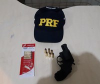 Em Santarém/PA, a PRF prende homem por porte ilegal de arma de fogo