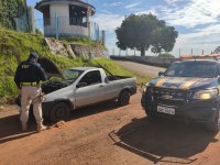 PRF apreende veículo adulterado, em Altamira/PA
