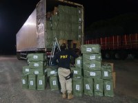 PRF apreende mais de 17 mil itens contrabandeados, em Ipixuna do Pará/PA