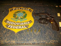 Em Anapú/PA, a PRF prende homem por porte ilegal de arma de fogo
