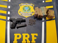Em Itaituba/PA, PRF prende motorista com arma de fogo e dinheiro na BR-230