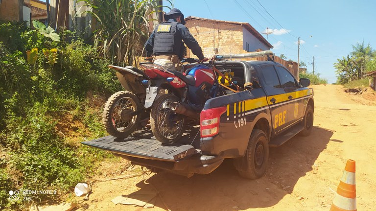 PRF recupera três motocicletas roubadas, em Pacajá/PA