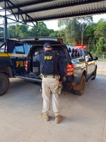 Em fiscalização a ônibus, PRF prende mulher com mandado de prisão em aberto, em Santarém/PA