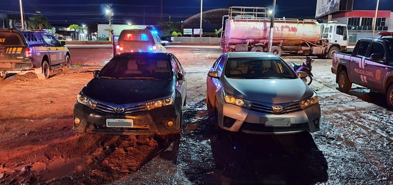 Em Itaituba/PA, a PRF recupera veículos com registro de roubo em Cuiabá e Camaragibe