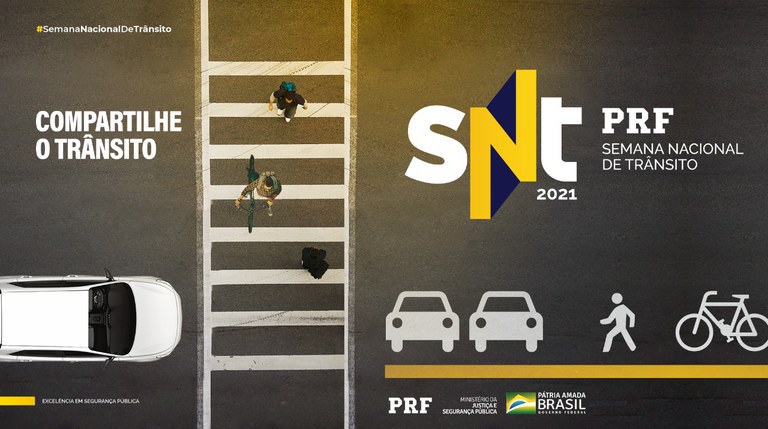 “Compartilhe o Trânsito!” é o tema da Semana Nacional de Trânsito da PRF que se inicia neste sábado (18)