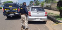 PRF apreende veículo roubado em Santarém/PA.