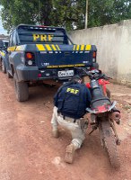 PRF recupera 2 motocicletas roubadas, em Rurópolis/PA