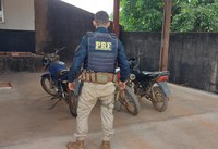 PRF recupera 3 motocicletas roubadas durante fiscalização, no sudoeste do Pará.