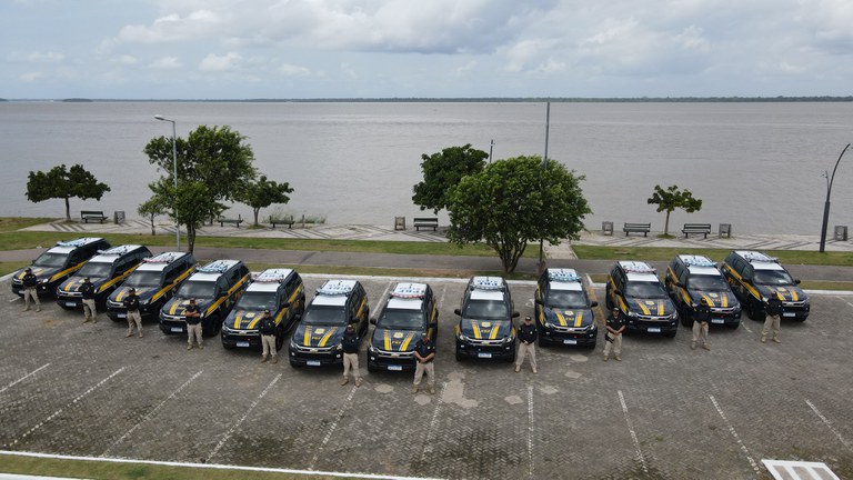 PRF reforça fiscalização no Pará com 12 novas viaturas com proteção balística