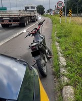 Condutor de motocicleta adulterada é preso pela PRF em João Pessoa