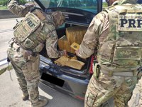 PRF apreende 212 kg de maconha na Paraíba