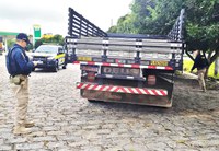 Caminhão é recuperado pela PRF em Campina Grande/PB poucas horas após ser furtado