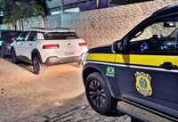 Quatro homens são detidos e três veículos são recuperados pela PRF na Paraíba