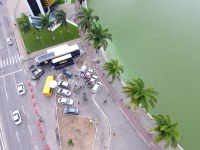 Caminhão da PRF com sala de cinema iniciou sessões ao público de Campina Grande nessa semana