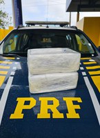 PRF na Paraíba tira de circulação mais de 4kg de cocaína nesta terça-feira (02)