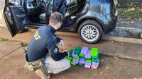 PRF localiza 28 kg de cocaína escondidos em tanque de combustível em Londrina/PR