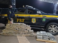 PRF apreende carga milionária de cocaína em Jandaia do Sul