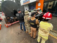 PRF, PF e PMPR apreendem mais de 3 toneladas de maconha na cidade de Cascavel (PR)