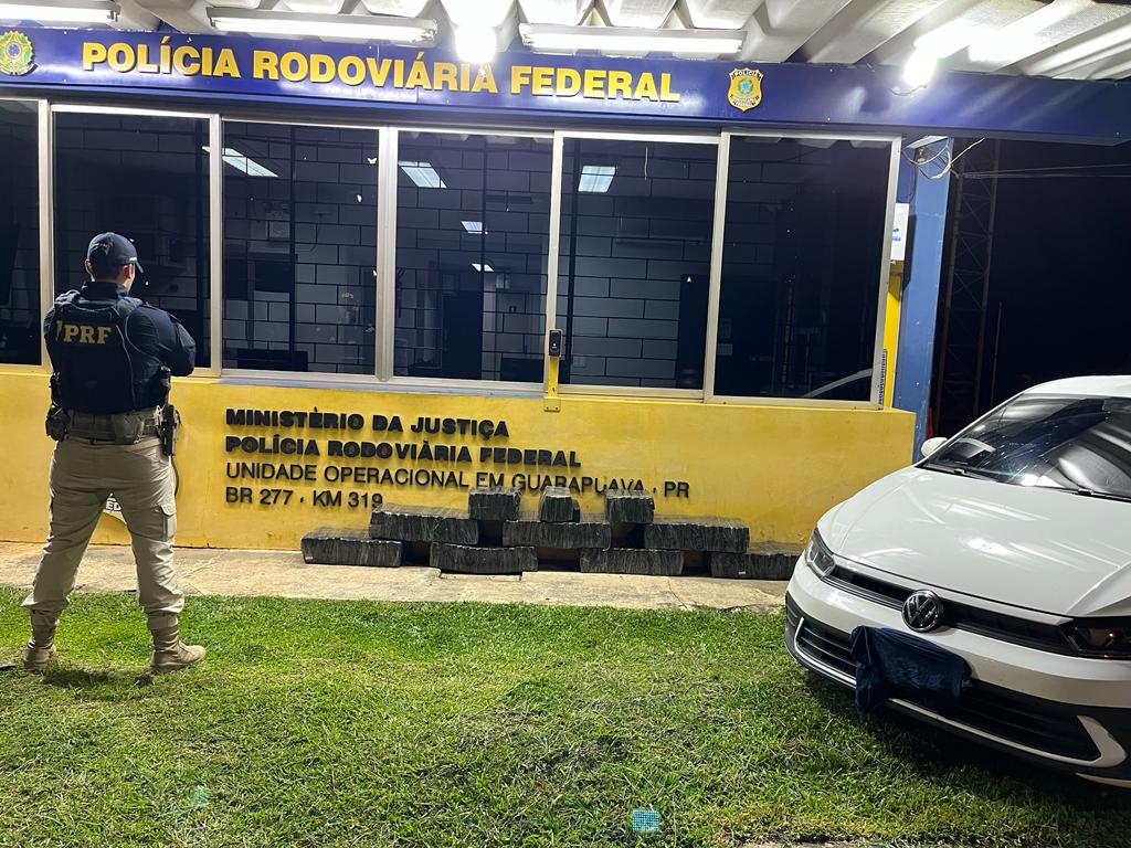 Mais de meia tonelada de maconha é apreendida pela PRF em Guarapuava/PR —  Polícia Rodoviária Federal